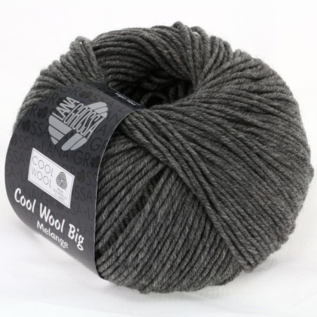 Lana Grossa Cool Wool Big 617 Dunkelgrau meliert