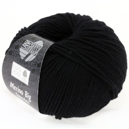 Lana Grossa Cool Wool Big 627 Schwarz