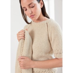 Compleet breipakket - Trui - Natural Alpaca Pelo - Journal 66 (model 50)