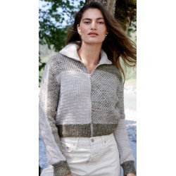 Compleet breipakket - Vest - Natural Alpaca Pelo - Journal 66 (model 15)