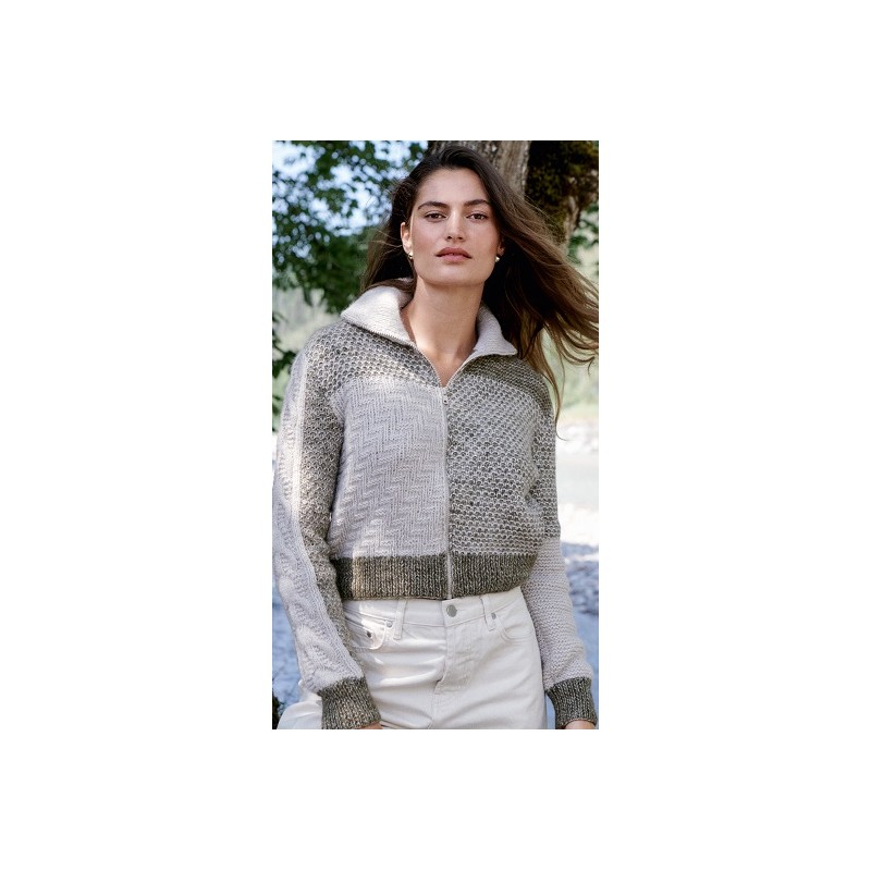 Vest - Natural Alpaca Pelo - Journal 66 (model 15)