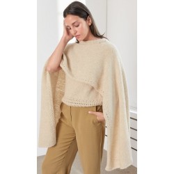 Breipakket - Stola - Natural Alpaca Pelo - Journal 66 (model 51)