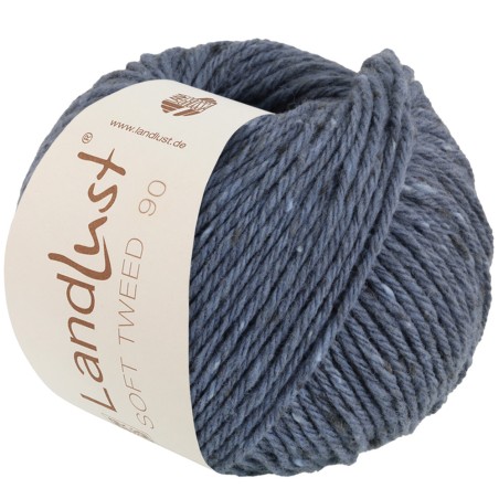 Lana Grossa Country Tweed/Landlust Soft Tweed 90 021 Jeans Meliert