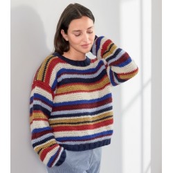 Compleet haakpakket - Trui - Brigitte No. 2 - Journal 66 (model 57)