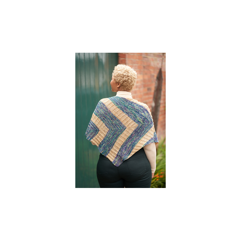 Omslagdoek - Malabrigo Sock - Briar