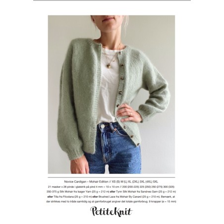 Patroon PetiteKnit Novice Cardigan - Mohair Edition