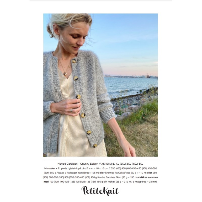 Patroon PetiteKnit Novice Cardigan - Chunky Edition