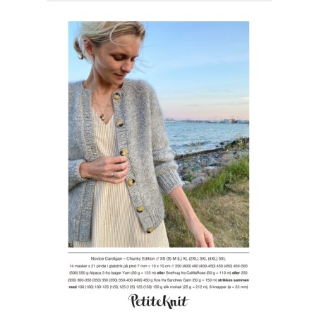Patroon PetiteKnit Novice Cardigan - Chunky Edition