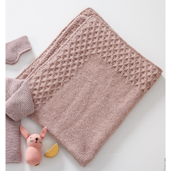 Compleet Breipakket - Babydeken - Cool Merino Big - Infanti 20 (model 11)