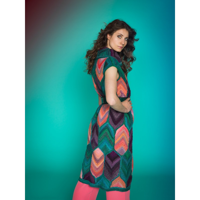 Mantel - Zauberball Stärke 6 - Knit the Cat 15 (model 07)