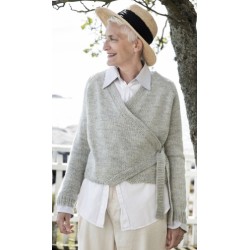 Compleet breipakket - Vest - Novita 7 Brothers - Liv Wrap Cardigan