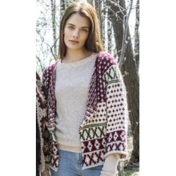 Compleet breipakket - Vest - 7 Brothers - Women's Colourwork Cardigan