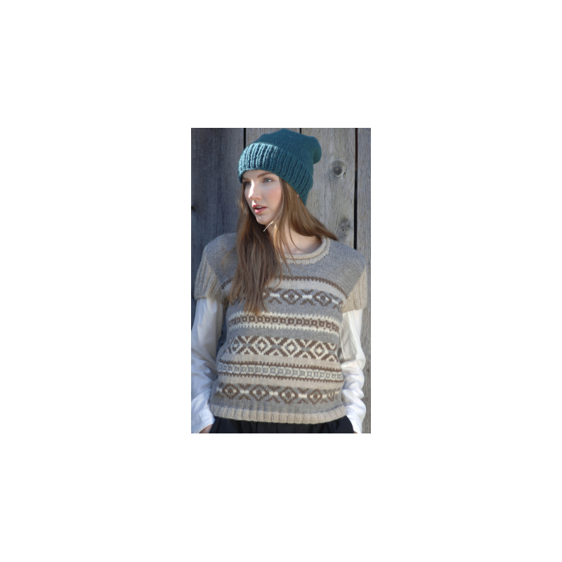 Spencer - 7 Brothers - Womans Fair Isle Vest