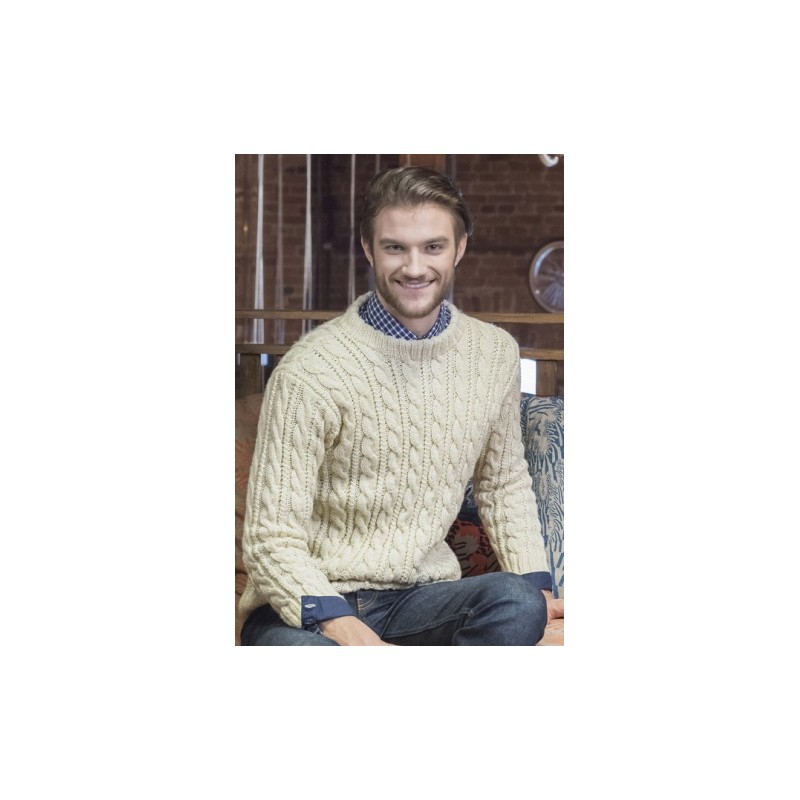 Trui - 7 Brothers - Mens Cable Pullover