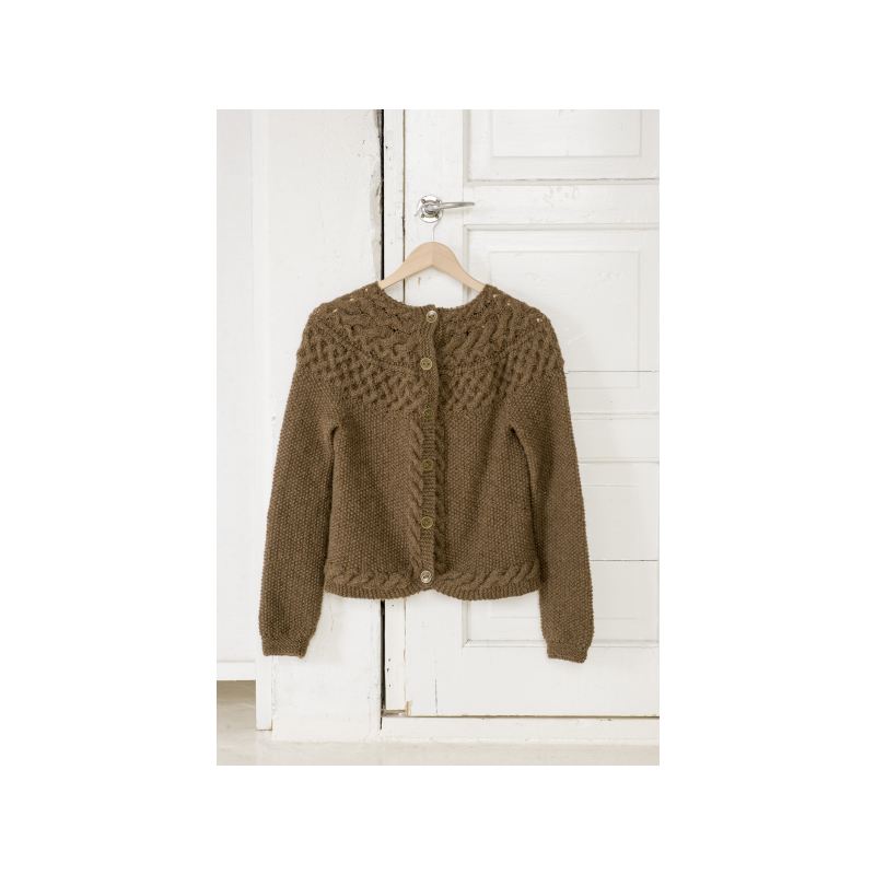 Vest - Novita 7 Brothers - Womans Cable Cardigan