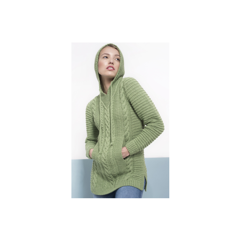Hoodie - Novita 7 Brothers - Women's Cable Hoodie