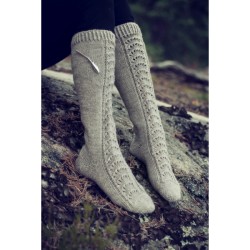 Compleet haakpakket - Sokken - Novita 7 Brothers - Womans Lace Knee Socks