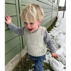 Compleet breipakket - Slipover - Cool Wool Big - PetiteKnit - Storm Slipover