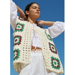 Compleet haakpakket - Gilet - Soft Cotton - Haken 6 (model 17)