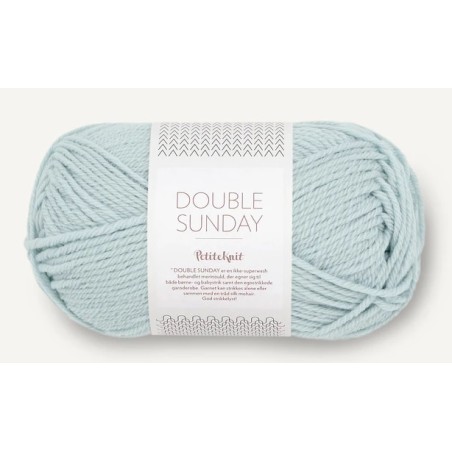 Sandnes Double Sunday by PetiteKnit 5930 Light Blue like