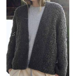 Dwarsgebreid vest - Brigitte No.2 - Filati Journal 58 (model 12)