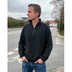 Compleet Breipakket - Trui - Peer Gynt - PetiteKnit - zipper sweater light man