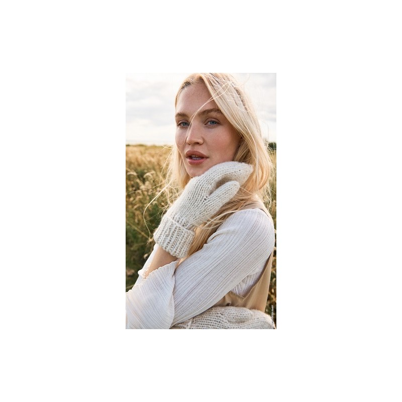 Wanten - Natural Alpaca Pelo - Nordic Knits 3 (model 02)