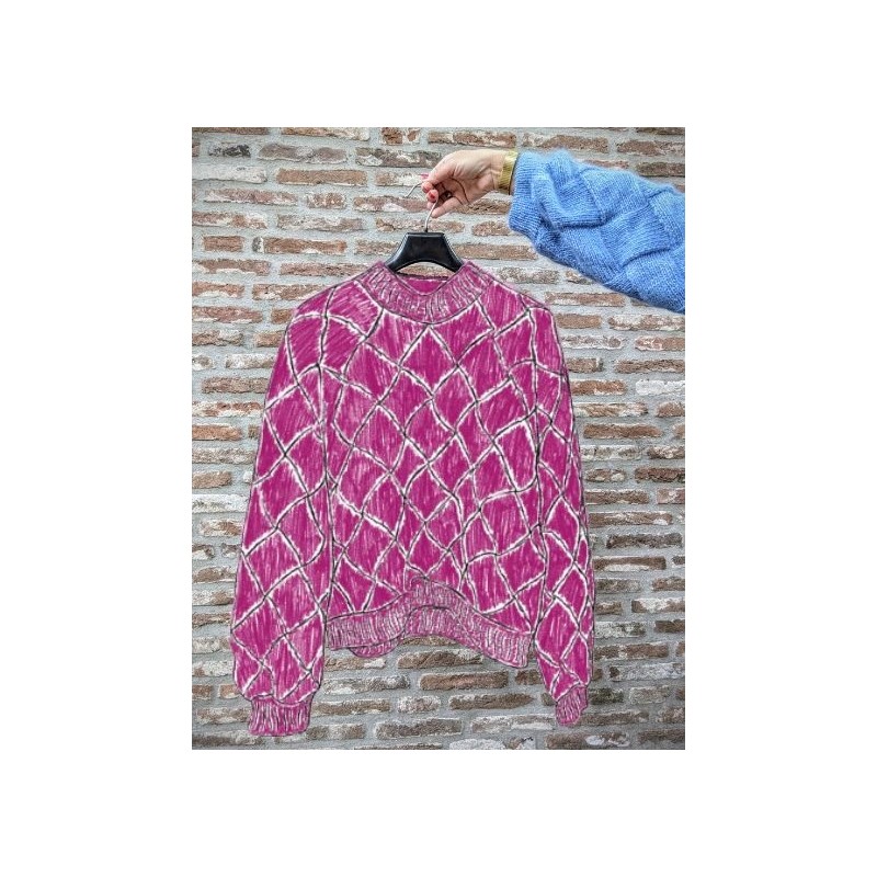 KAL Square Up Sweater Effen - Lett Lopi - Dol-op-Wol Design