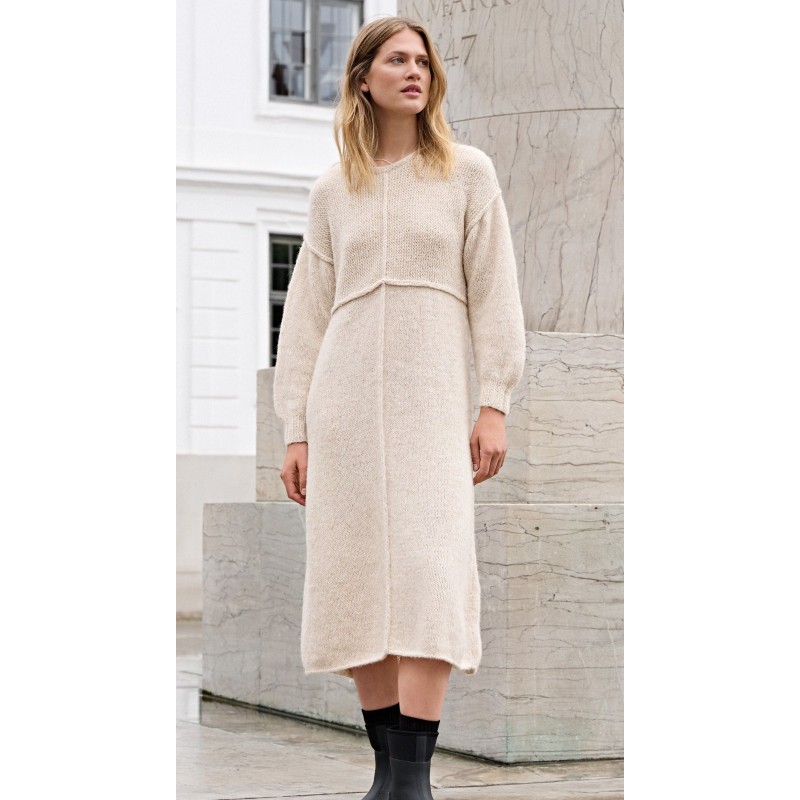 Jurk - Natural Alpaca Pelo - Nordic Knits 3 (model 17)