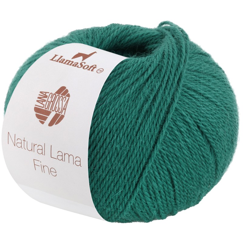 Lana Grossa Natural Lama Fine 107
Türkisblau
