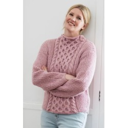 Compleet Breipakket - Trui - Novita 7 Brothers - Women's Cabled Sweater