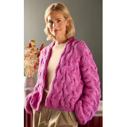 Compleet breipakket - Vest - Natural Alpaca Pelo - Home 77 (Model 43)