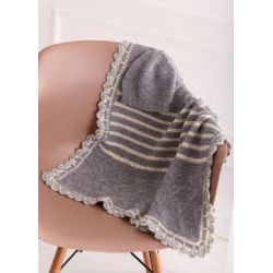 Compleet Breipakket - Babydeken - Cool Wool Baby - Infanti 21 (model 15)