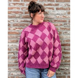 Patroon Square Up sweater Dol-op-Wol Design