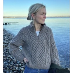 Trui - Landlust Soft Tweed 90 - PetiteKnit - Dagmar Zipper Sweater (maat 32 t/m 60)