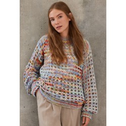Compleet Haakpakket  - Trui - Cotonella Multi - Lookbook 18 (Model 25)