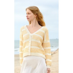 Compleet breipakket - Vest - Summer Softness & Bottoni - Natural Knits 1 (model 17)