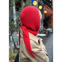 Compleet breipakket - Capuchonsjaal - Cool Merino - PetiteKnit - Sophie Hood