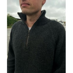 Trui - Fjalla Lopi - PetiteKnit - Zipper Sweater Light Man