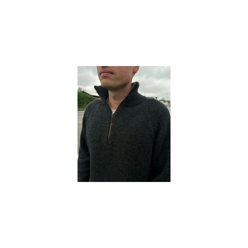 Trui - Fjalla Lopi - PetiteKnit - Zipper Sweater Light Man