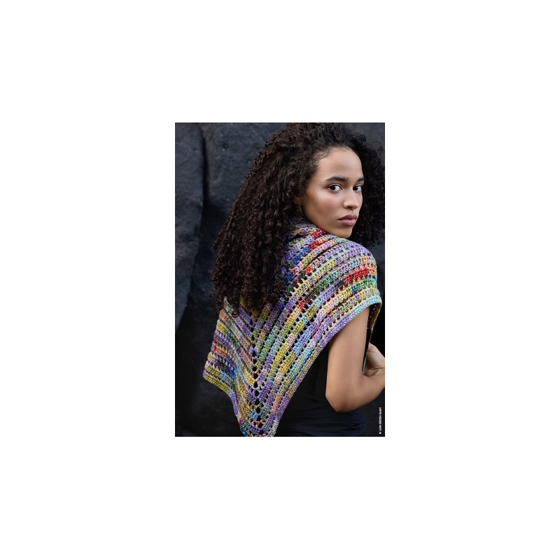 Stola - Cotonella Multi - Gomitolo 15 (model 27)