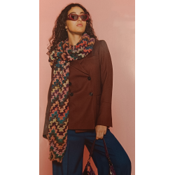 Compleet breipakket - Sjaal - Zauberball Crazy - Knit the Cat 16 (model 17)