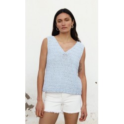 Topje - Natural Cotton - Hakeln 8 (model 18)