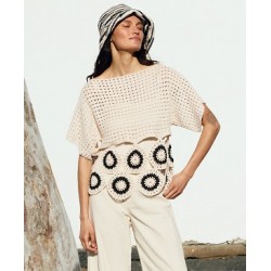 Compleet haakpakket - Shirt - Campo - Hakeln 8 (model 1)