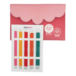 Knitpro Zing Sokkenaalden Deluxe set 15 cm