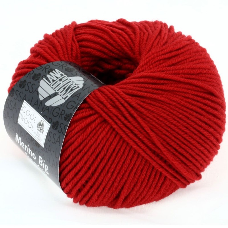 Lana Grossa Cool Wool Big 924 Dunkelrot