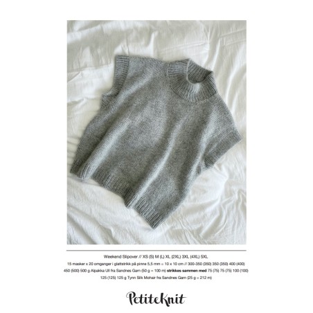 Patroon PetiteKnit Weekend Slipover (maat 34 t/m 60)