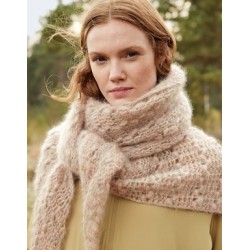 Compleet Haakpakket - Stola - Natural Superkid Tweed - Tucher & Co 9 (model 2)