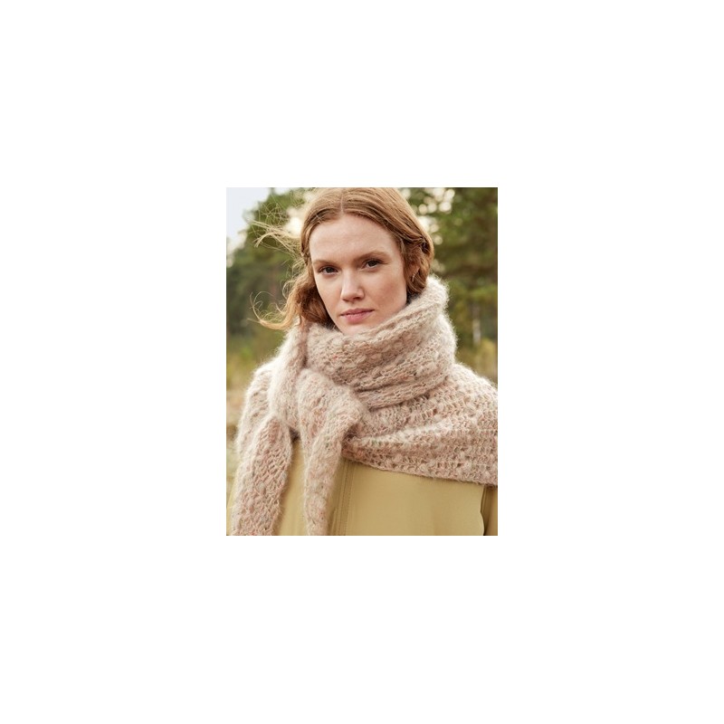 Stola - Natural Superkid Tweed - Tucher & Co 9 (model 2)