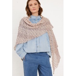 Compleet Haakpakket - Doek - Ecopuno, Silkhair & Brillino - Tucher & Co 9 (model 29)